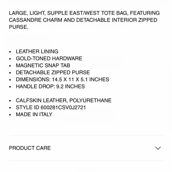 Yves Saint Laurent Shopping Tote in beige leather - Picture 12 of 14